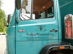 Autotür des Kampfmittelbeseitungsdienst