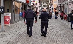 Der Kommunale Ordnungsdienst kontrolliert das Stadtgebiet.