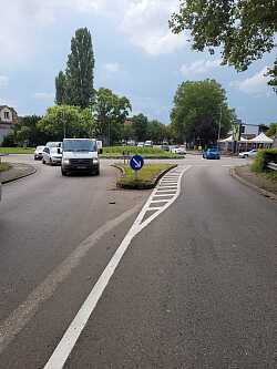 Neue Markierungen sollen die Verkehrssicherheit erhöhen. 