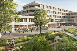 Eine Visualisierung der Pläne für das Ortenau Klinikum Lahr. 