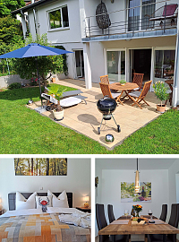 Ferienwohnung Kuckkucksnest Außenansicht Innenansicht