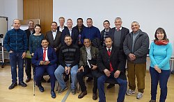 Delegation aus Marokko mit Begleitung und Übersetzerin sowie Manfred Kaiser, Leiter der Stabsstelle Umwelt der Stadt Lahr