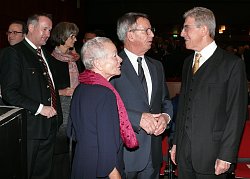 OB Dr Müller begrüßt Gäste auf dem Neujahrsempfang 2018 in Lahr