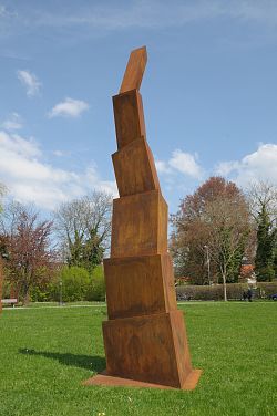 Obelisk II A, 2008, Stahl, 510 x 130 x 130 cm, WV 321