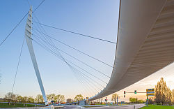 Das Foto zeigt die Ortenaubrücke