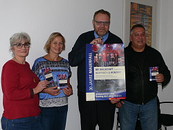 Gruppenbild der Verantwortlichen der Veranstaltung: 30 Jahre Mauerfall