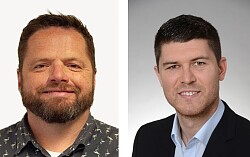 Personalratsvorsitzender Heiko Heimburger (links), stellv. Personalratsvorsitzender Kevin Garneau der Stadt Lahr