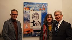 Ob Ibert und Alt-OB Dr. Müller mit Gattin bei der Enthüllung