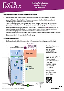 Wegbeschreibung für Menschen mit Mobilitätsbeschränkung