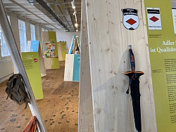 Blick in die Ausstellung &#34;150 Jahre Schwarzwaldverein&#34;