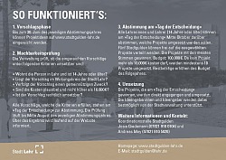 Infoflyer zum Lahrer Stadtgulden