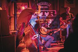 Die Band TTR bei einem Auftritt: Thias Salhab, Richy B Goode, Tamer Demirel 