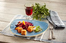 Das Bild zeigt die schön angerichtete Vorspeise