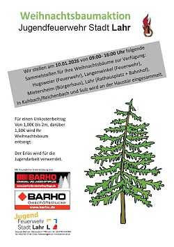Weihnachtsbaumaktion 2026