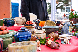 Ehrenamtlicher Weihnachtsmarkt in Lahr/Schwarzwald in der Adventszeit